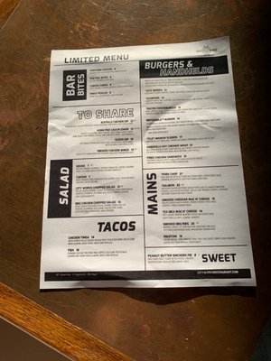 Menu photo 8 City Works Watertown, MA