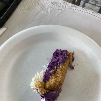 Laurie’s Pie Bar - Ube Coconut Cheesecake Slice - Bakeries Near Me - Long Beach, California