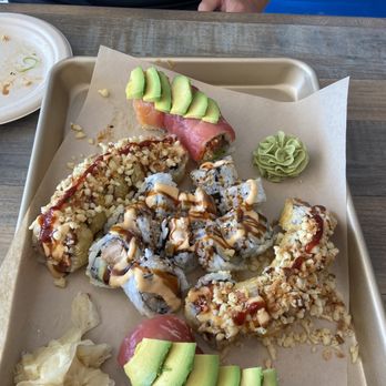 Dear Sushi - Seafood *Sea Dragon Roll, Teriyaki Chicken Roll and *Fire Cracker Roll - Sushi Bars Near Me - Nashville, Tennessee Dear Sushi - Seafood *Sea Dragon Roll, Teriyaki Chicken Roll and *Fire Cracker Roll - Sushi Bars Near Me - Nashville, Tennessee