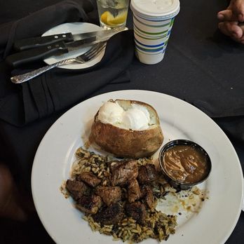 Tbonz Steakhouse - Beef tips and baked potato - Steakhouses Near Me - Augusta, Georgia