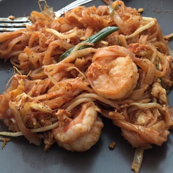 SaBai Modern Thai - Pad Thai w shrimp and chicken, medium spice. Just wish I had more eggs. - Thai Near Me - Phoenix, Arizona SaBai Modern Thai - Pad Thai w shrimp and chicken, medium spice. Just wish I had more eggs. - Thai Near Me - Phoenix, Arizona