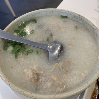 Sam Woo Cafe - Century egg pork congee - Desserts Near Me - Artesia, California
