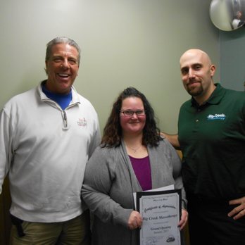 Big Creek Massotherapy - Owner Anthony, his wife and a new friend. - Massage Therapy Near Me - Parma, Ohio Big Creek Massotherapy - Owner Anthony, his wife and a new friend. - Massage Therapy Near Me - Parma, Ohio