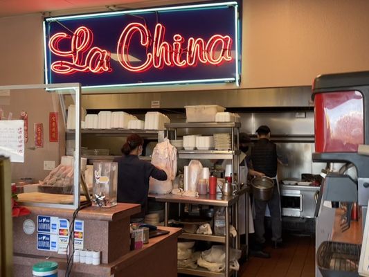 Photo of La China Restaurant - El Cajon, CA, US. Getting my order together.