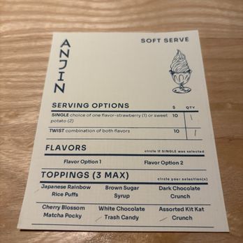 Anjin - Dessert menu - Japanese Near Me - Kansas City, Missouri Anjin - Dessert menu - Japanese Near Me - Kansas City, Missouri