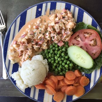 La Cuisine Robicheau - Haddock with creamed lobster. 5 stars! - French Near Me - Saulnierville, Nova Scotia