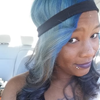 Beyond Veneer - Blue/Grey Ombré - Hair Stylists Near Me - Sunnyvale, California