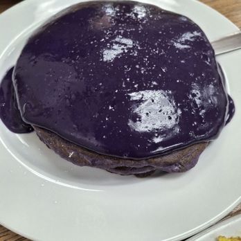 Shay's Filipino Cafe - Ube pancakes. - Filipino Near Me - Waipahu, Hawaii Shay's Filipino Cafe - Ube pancakes. - Filipino Near Me - Waipahu, Hawaii