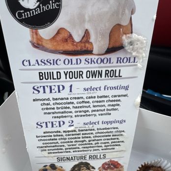 Cinnaholic - Menu - Bakeries Near Me - Queen Creek, Arizona
