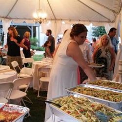 Fantastico Italian Gourmet - A casual setup for an outdoor wedding