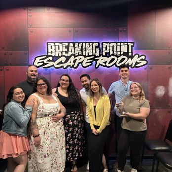 Breaking Point Escape Rooms - The pictures our game master took after we got out. - Escape Games Near Me - Rancho Cucamonga, California
