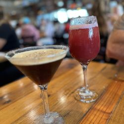 Save the Boobies and monthly special Ferrero Rocher martini