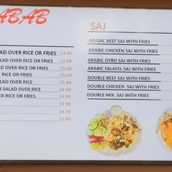 Mr Kabab - Just the menu I haven't seen anyone post it.
