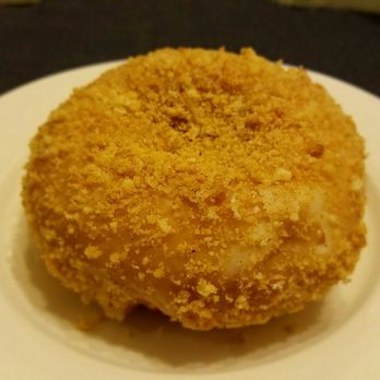 Donut King - Crumb Cake Doughnut! Tastes similar to a churro and is one of my top two favorite doughnuts I've tried here. - Coffee & Tea Near Me - Santa Monica, California Donut King - Crumb Cake Doughnut! Tastes similar to a churro and is one of my top two favorite doughnuts I've tried here. - Coffee & Tea Near Me - Santa Monica, California