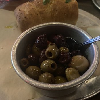 Pizza Hyena - Roasted Olives - they're warm! With excellent bread. $9 - Pizza Near Me - Surfside Beach, South Carolina Pizza Hyena - Roasted Olives - they're warm! With excellent bread. $9 - Pizza Near Me - Surfside Beach, South Carolina