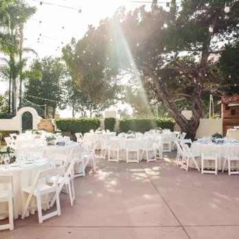 Colette's Catering & Events - Reception on the patio. Don't pay attention to the cake table, this was taken before Jenny was done working her magic! - Caterers Near Me - Fullerton, California