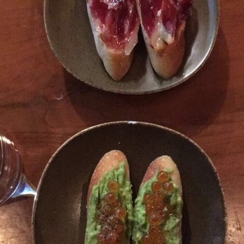 Pagu - Pan con tomate + 5 j's jamon and pan + avocado + ikura - Japanese Near Me - Cambridge, Massachusetts