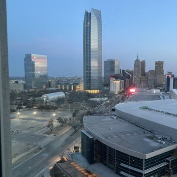 Hampton Inn Oklahoma City-I-40 E - From our room on the 17th floor - Hotels Near Me - Midwest City, Oklahoma