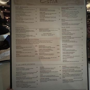 Estia - menu (oct 2023) - Greek Near Me - Philadelphia, Pennsylvania