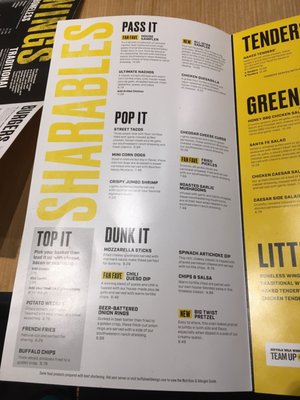 Menu photo 1 Buffalo Wild Wings Glendale, AZ