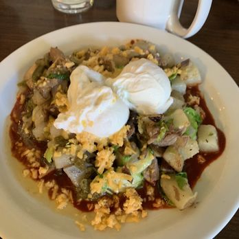 The Shop - Duck Hash with poached eggs - Breakfast & Brunch Near Me - Albuquerque, New Mexico The Shop - Duck Hash with poached eggs - Breakfast & Brunch Near Me - Albuquerque, New Mexico