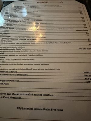 Menu photo 3 Buona Sera Red Bank, NJ
