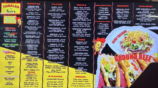Menu photo 1 Tamales by Sara Commerce City, CO