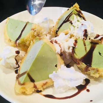 Wasabi Bistro - Greentea tempura icecream for dessert - Japanese Near Me - Livermore, California