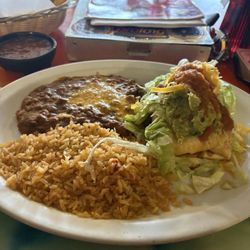 Camperos Mexican Restaurant - Beef chimichanga