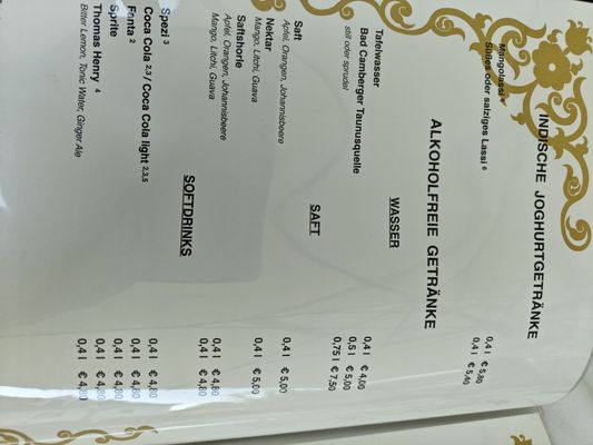 Menu photo 2 Sidhartha Munich, BY