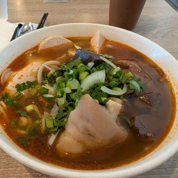 Hue Restaurant - Bun Bo Hue with Pork Trotter - Vietnamese Near Me - San Jose, California Hue Restaurant - Bun Bo Hue with Pork Trotter - Vietnamese Near Me - San Jose, California