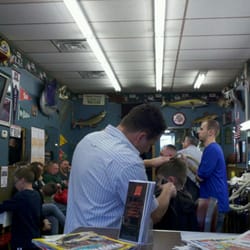 Mike's Barber Shop - Three chairs. Goes fast.