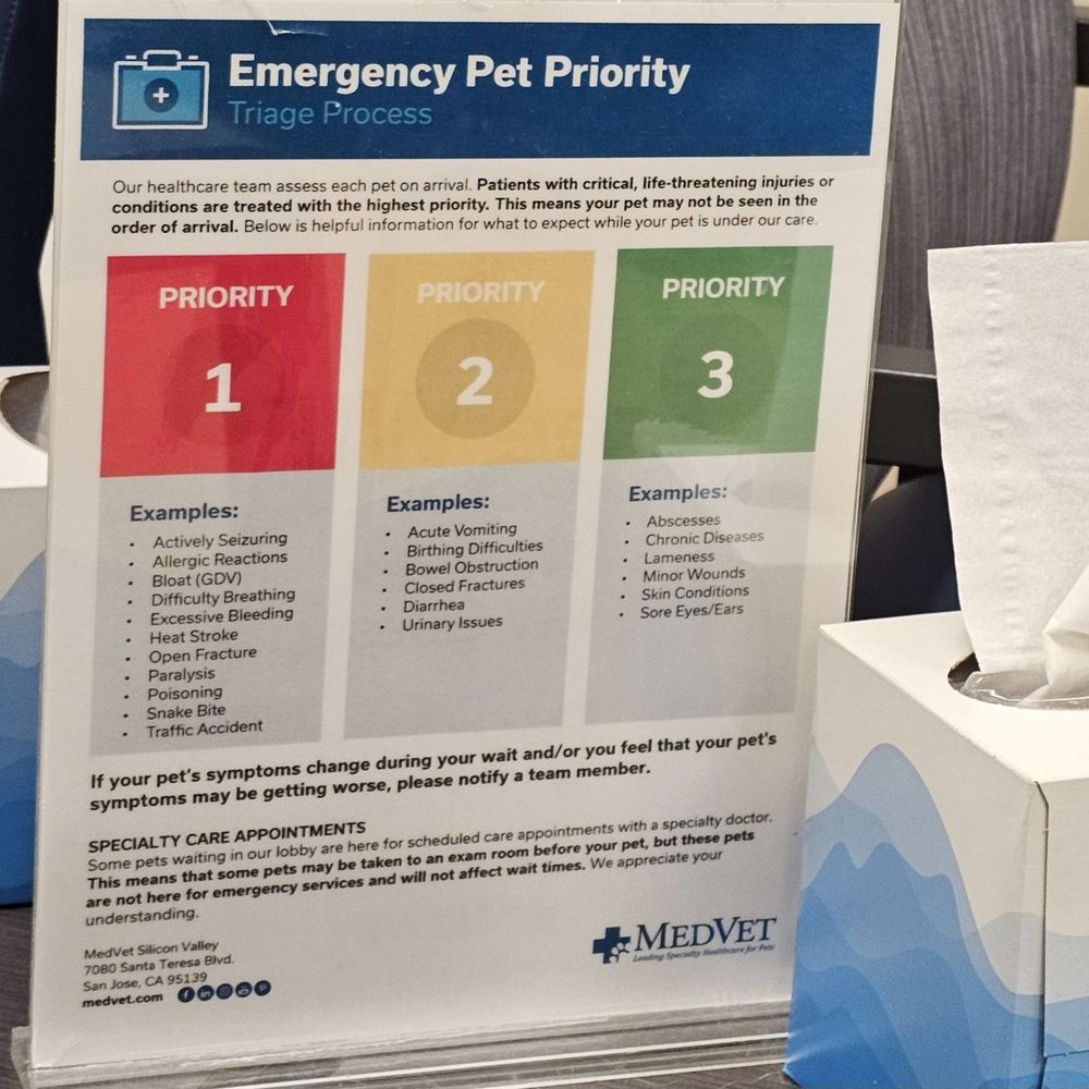 MedVet Silicon Valley - Triage process - Veterinarians Near Me - San Jose, California MedVet Silicon Valley - Triage process - Veterinarians Near Me - San Jose, California
