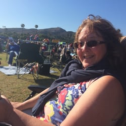 Ventura Community College - Sandy S  is ready for the party to start.