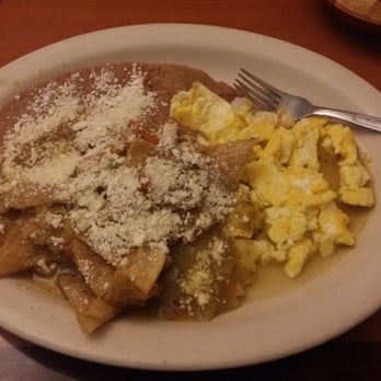 Mi Mexico Lindo - Chilaquiles verde, the beans are so bomb! - Mexican Near Me - Pomona, California