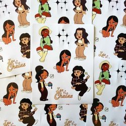 Kappan Printing - A sticker pack we created for an artist with both kiss cut and die cut in use