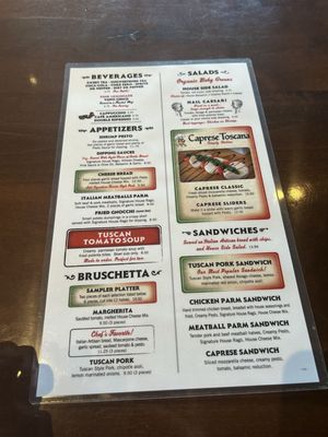 Menu photo 3 Tuscan Pig Italian Kitchen Longview, TX