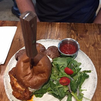 Scratch Kitchen - Southern Fried Chicken Sammy - Breakfast & Brunch Near Me - Honolulu, Hawaii