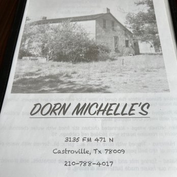 Dorn Michelle's - New American Near Me - Castroville, Texas Dorn Michelle's - New American Near Me - Castroville, Texas