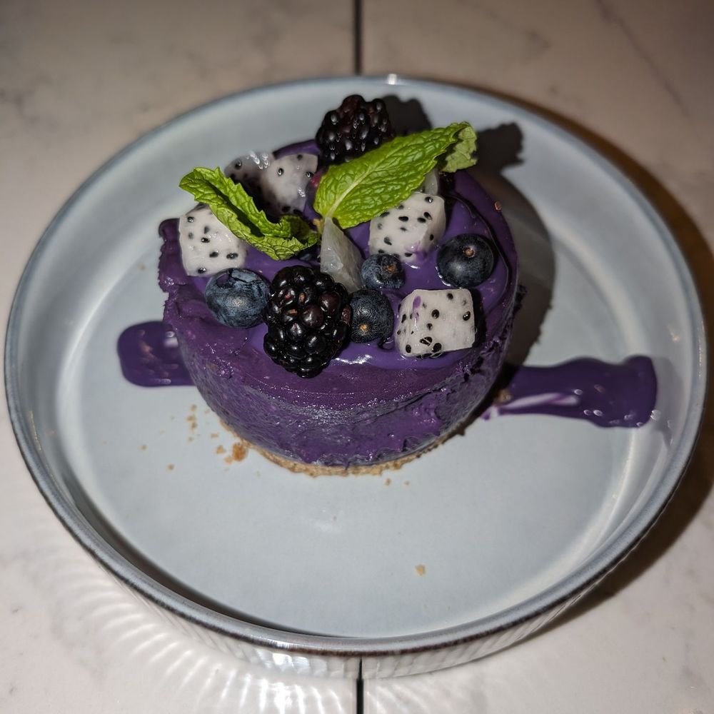 Ginger and Lemongrass - Ube Cheesecake - Vietnamese Near Me - Whitestone, New York Ginger and Lemongrass - Ube Cheesecake - Vietnamese Near Me - Whitestone, New York