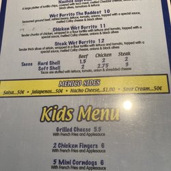 BT's Pub - Menu