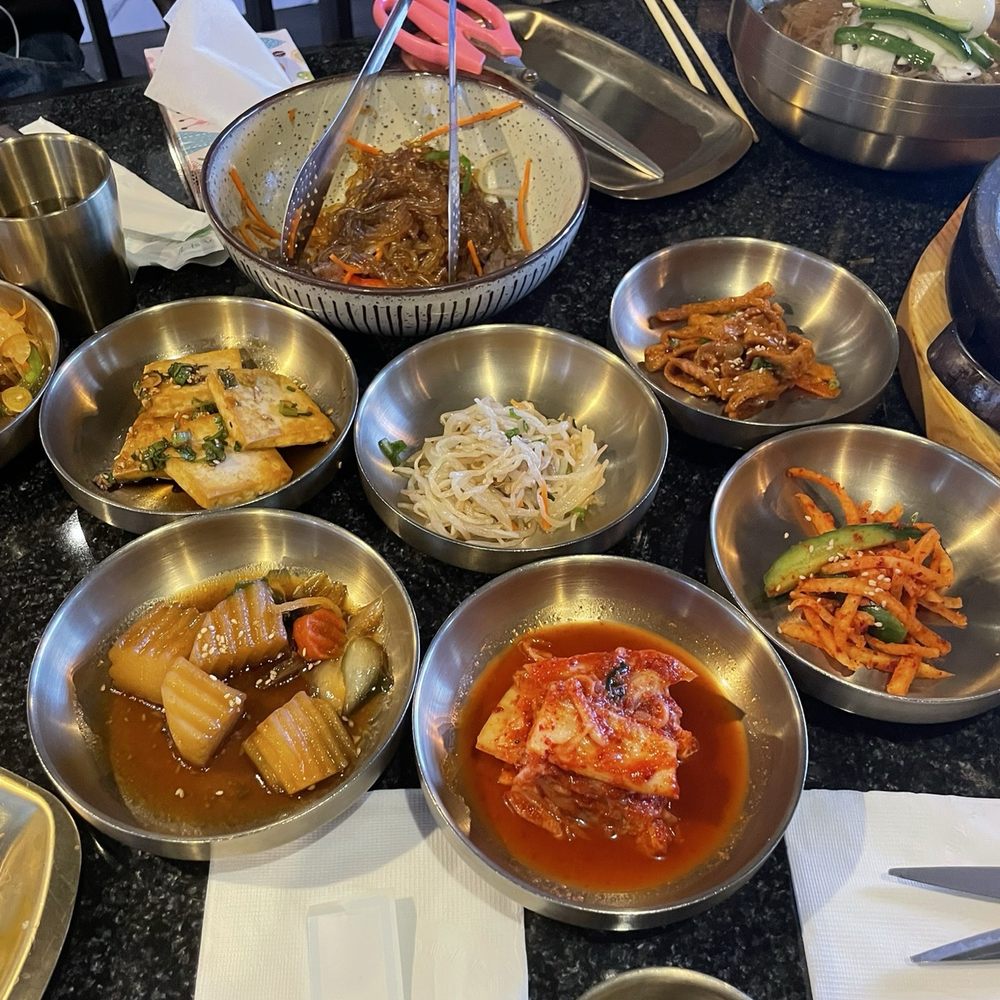 Korea House - Banchan- six different types of - Korean Near Me - Las Vegas, Nevada