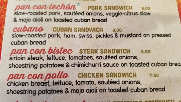 Menu photo 8 Cuba Cuba Sandwicheria Denver, CO Menu photo 8 Cuba Cuba Sandwicheria Denver, CO