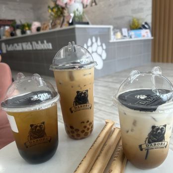 Daboba - Fort Worth - Jasmine green tea with boba Vietnamese ice coffee with boba  Salt and cheese foam Vietnamese coffee - Bubble Tea Near Me - Fort Worth, Texas