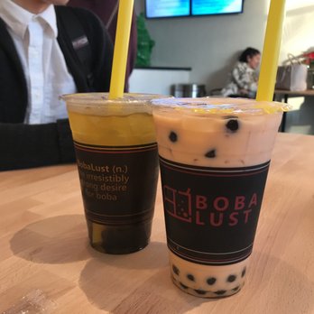 BobaLust Tea House - Cute cups though - Bubble Tea Near Me - Tukwila, Washington