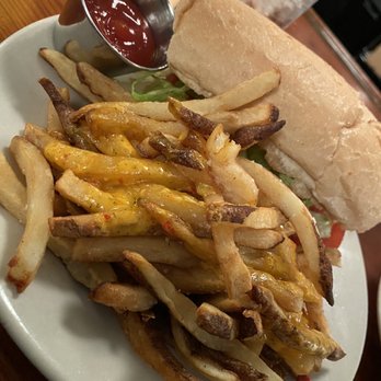High Hat Cafe - Pimento Cheese Fries - Southern Near Me - New Orleans, Louisiana High Hat Cafe - Pimento Cheese Fries - Southern Near Me - New Orleans, Louisiana