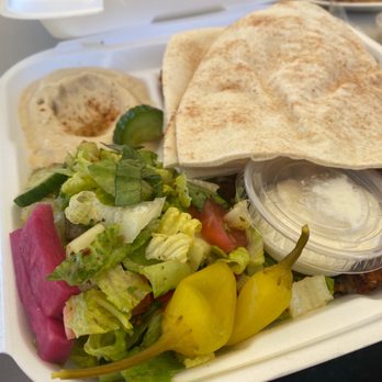 Aleppo Grill - Half chicken shawarma / falafel plate - Middle Eastern Near Me - Burbank, California Aleppo Grill - Half chicken shawarma / falafel plate - Middle Eastern Near Me - Burbank, California