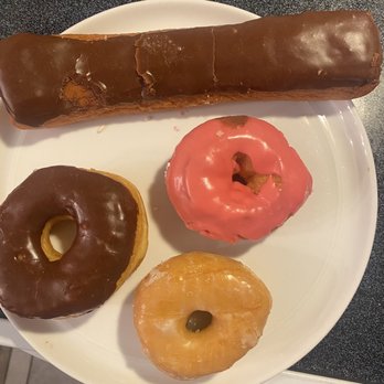 LaMar's Donuts and Coffee - Lamar's bar, glazed, Ray's chocolate iced, cherry iced cake. - Donuts Near Me - Lee's Summit, Missouri LaMar's Donuts and Coffee - Lamar's bar, glazed, Ray's chocolate iced, cherry iced cake. - Donuts Near Me - Lee's Summit, Missouri