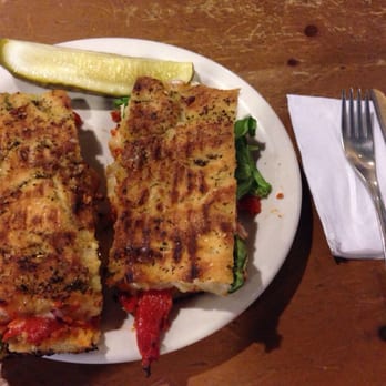 Grateful Bread - Roasted chicken & red pepper panini. Yummy-. - Bakeries Near Me - Seattle, Washington Grateful Bread - Roasted chicken & red pepper panini. Yummy-. - Bakeries Near Me - Seattle, Washington