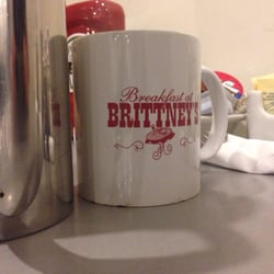 Breakfast at Brittney's - The tasty coffee in darling mugs.